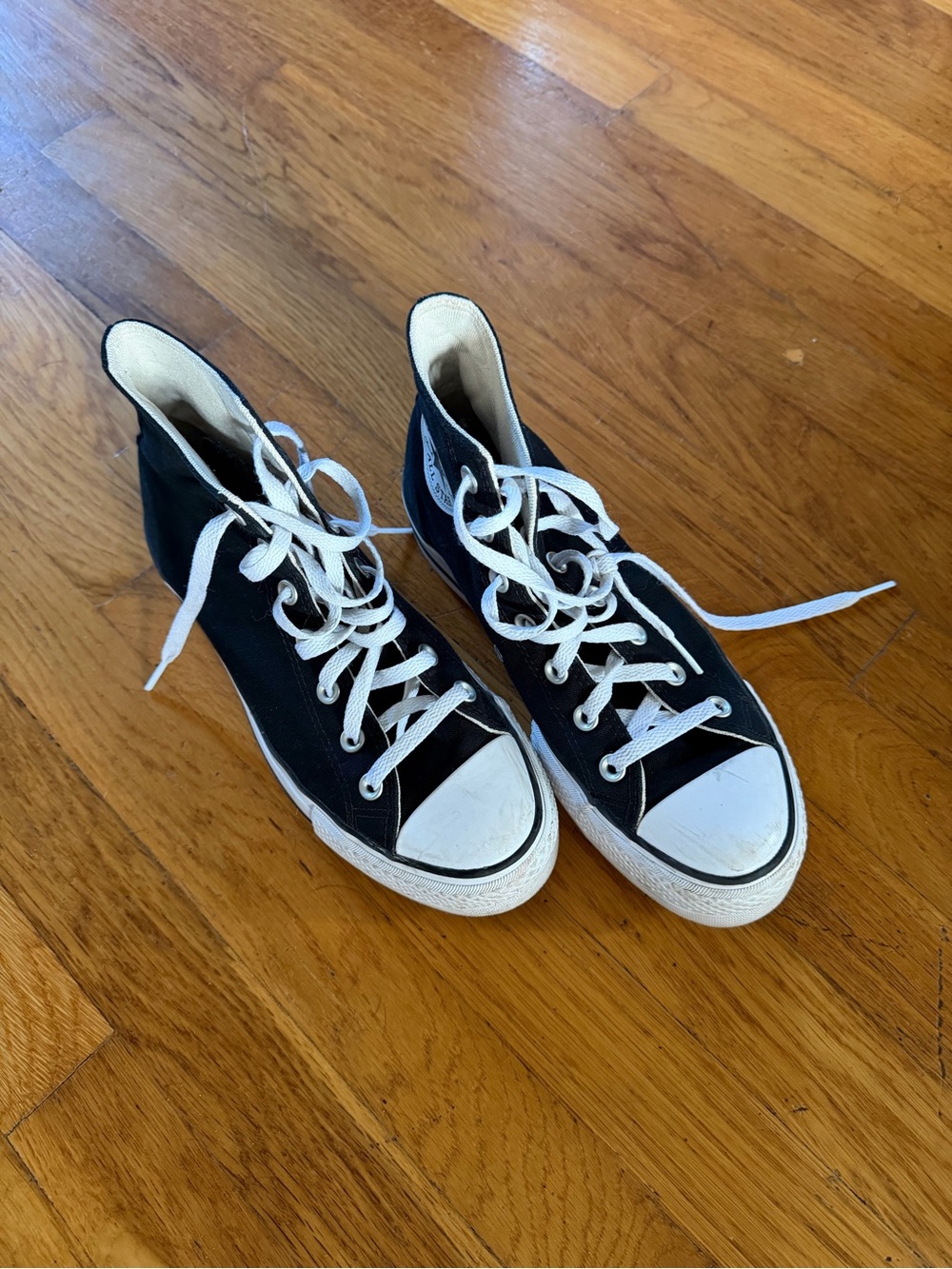 Platform black converse